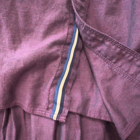Bugatchi Plum Solid Brushed Twill Classic Fit - Picture 9 of 12